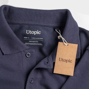 Polo unisexe en coton et polyester régénérés de 200 g/m2 56
