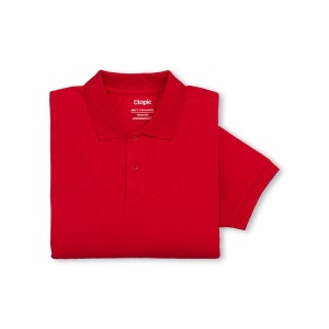 Polo unisexe en coton et polyester régénérés de 200 g/m2 64