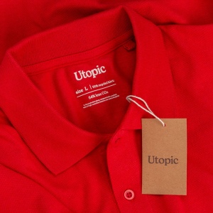 Polo unisexe en coton et polyester régénérés de 200 g/m2 66