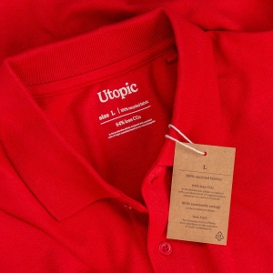 Polo unisexe en coton et polyester régénérés de 200 g/m2 67