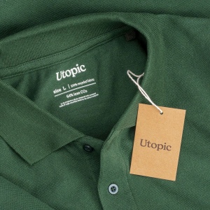 Polo unisexe en coton et polyester régénérés de 200 g/m2 15