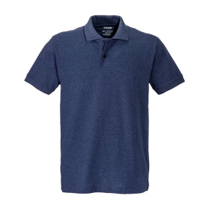 Polo unisexe en coton et polyester régénérés de 200 g/m2 3