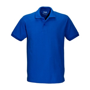 Polo unisexe en coton et polyester régénérés de 200 g/m2 5