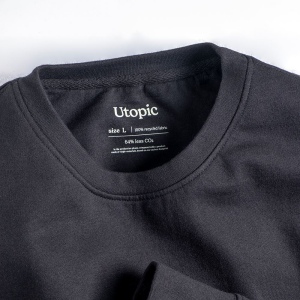 Sweat-shirt unisexe à col rond en coton régénéré et polyester 280 g/m2 26