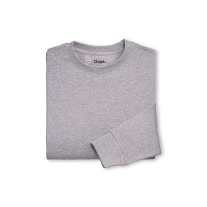 Sweat-shirt unisexe à col rond en coton régénéré et polyester 280 g/m2 9
