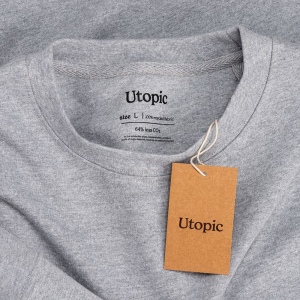 Sweat-shirt unisexe à col rond en coton régénéré et polyester 280 g/m2 11