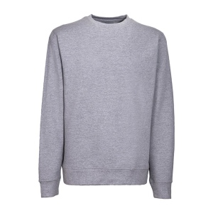 Sweat-shirt unisexe à col rond en coton régénéré et polyester 280 g/m2