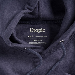 Sweat avec capuche 100% tissu régénéré 54