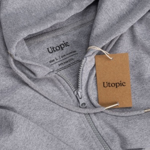 Tissu 100 régénéré. Sweat-shirt unisexe à capuche 23