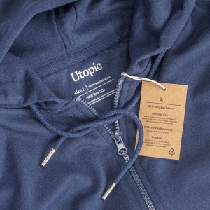 Tissu 100 régénéré. Sweat-shirt unisexe à capuche 32