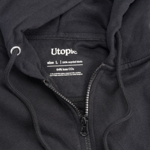 Tissu 100 régénéré. Sweat-shirt unisexe à capuche 38