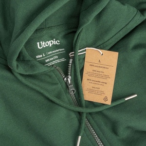 Tissu 100 régénéré. Sweat-shirt unisexe à capuche 13