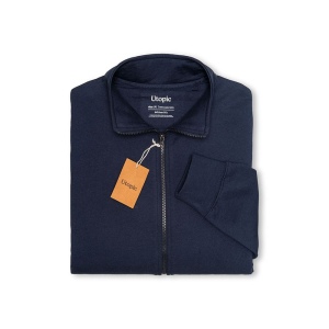 Sweat unisexe à fermeture éclair en tissu 100 % régénéré de 280 g/m2 7