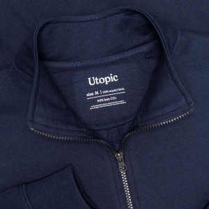 Sweat unisexe à fermeture éclair en tissu 100 % régénéré de 280 g/m2 8