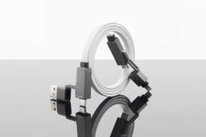 Câble blanc plat magnétique 60W (Import) 6