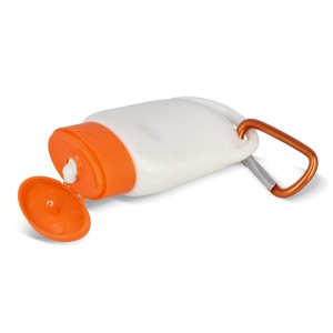 Lotion solaire avec mousqueton SPF30 en matériau recyclé 24