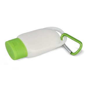 Lotion solaire avec mousqueton SPF30 en matériau recyclé 30