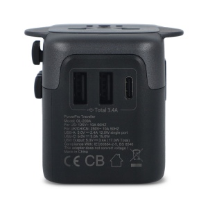 4030 - Adaptateur de voyage PowerPro en plastique recyclé 9