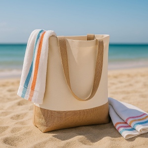 Coton-Jute Sac fourre-tout 41 x 13 x 41cm 320g/m² 5