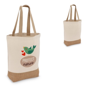 Coton-Jute Sac fourre-tout OEKO-TEX® 41 x 13 x 41cm 320g/m²