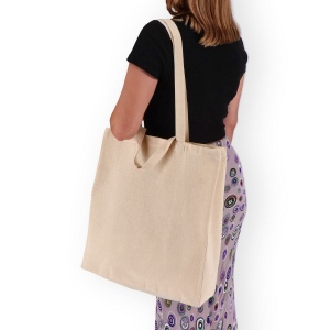 Sac fourre-tout en coton 38 x 10 x 42cm 140g/m². 7