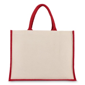 Jute-Cotton Sac fourre-tout 42,5 x 19 x 32cm 320g/m² 10