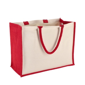 Jute-Cotton Sac fourre-tout 42,5 x 19 x 32cm 320g/m² 11