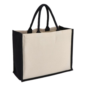 Jute-Cotton Sac fourre-tout 42,5 x 19 x 32cm 320g/m² 2