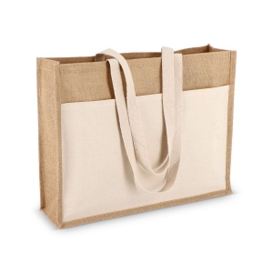Sac fourre-tout en jute 45 x 12 x 35cm 320g/m² 2