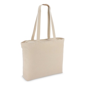 Sac fourre-tout en coton avec fermeture éclair 47 x 11 x 35cm 320g/m² 4