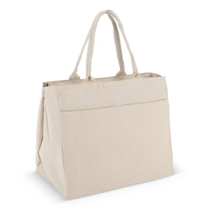Sac fourre-tout en coton avec fermeture éclair 39 x 24 x 34cm 320g/m². 5