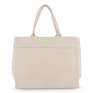Sac fourre-tout en coton avec fermeture éclair 39 x 24 x 34cm 320g/m². 6