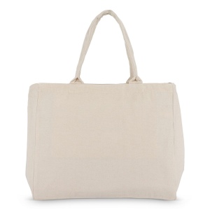 Sac fourre-tout en coton avec fermeture éclair 39 x 24 x 34cm 320g/m². 7