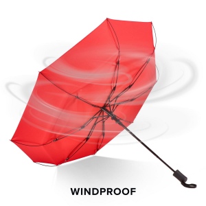 Daintree 190T Pongee 21.5" Parapluie pliable coupe-vent Auto open 35