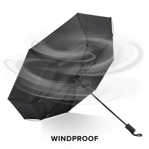 Daintree 190T Pongee 21.5" Parapluie pliable coupe-vent Auto open 14
