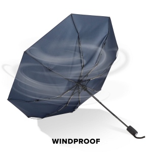 Taman Pongee 21" Parapluie pliable Ouverture et fermeture automatique 15