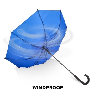 Verdure 190T Pongee 23" Parapluie à crochet coupe-vent Ouverture automatique 30