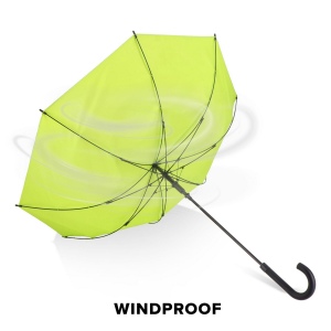Verdure 190T Pongee 23" Parapluie à crochet coupe-vent Ouverture automatique 51