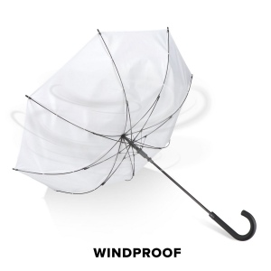 Verdure 190T Pongee 23" Parapluie à crochet coupe-vent Ouverture automatique 16