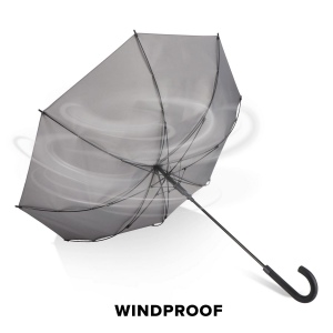 Verdure 190T Pongee 23" Parapluie à crochet coupe-vent Ouverture automatique 61