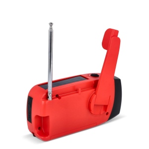 SafeSound Radio d'urgence solaire avec manivelle 16