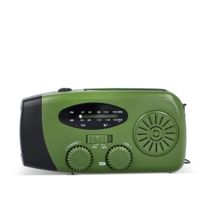 SafeSound Radio d'urgence solaire avec manivelle 17