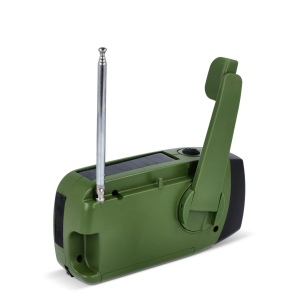 SafeSound Radio d'urgence solaire avec manivelle 21