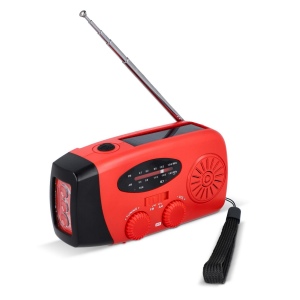 SafeSound Radio d'urgence solaire avec manivelle 2