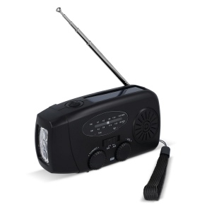 SafeSound Radio d'urgence solaire avec manivelle 4