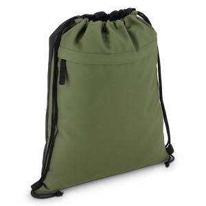 Sac à cordon en R-PET 600D enduit PU, dimensions 33 x 42 cm 4