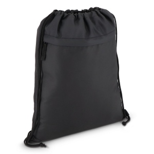 Sac à cordon en R-PET 600D enduit PU, dimensions 33 x 42 cm 2