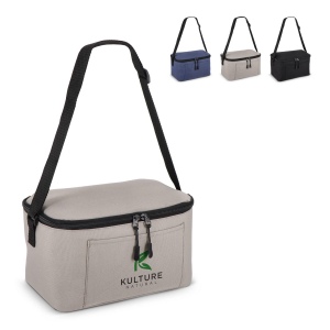 Sac isotherme R-PET 600D pour 6 canettes 25 x 14,5 x 15,5 cm 5 L