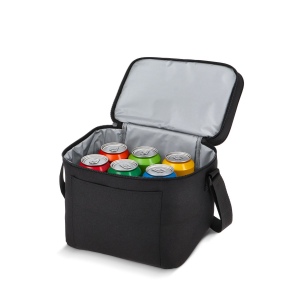 Sac isotherme à double compartiment en R-PET 600D, 30 x 20 x 25 cm, 12 litres. 12