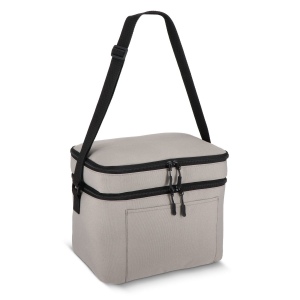 Sac isotherme à double compartiment en R-PET 600D, 30 x 20 x 25 cm, 12 litres. 4